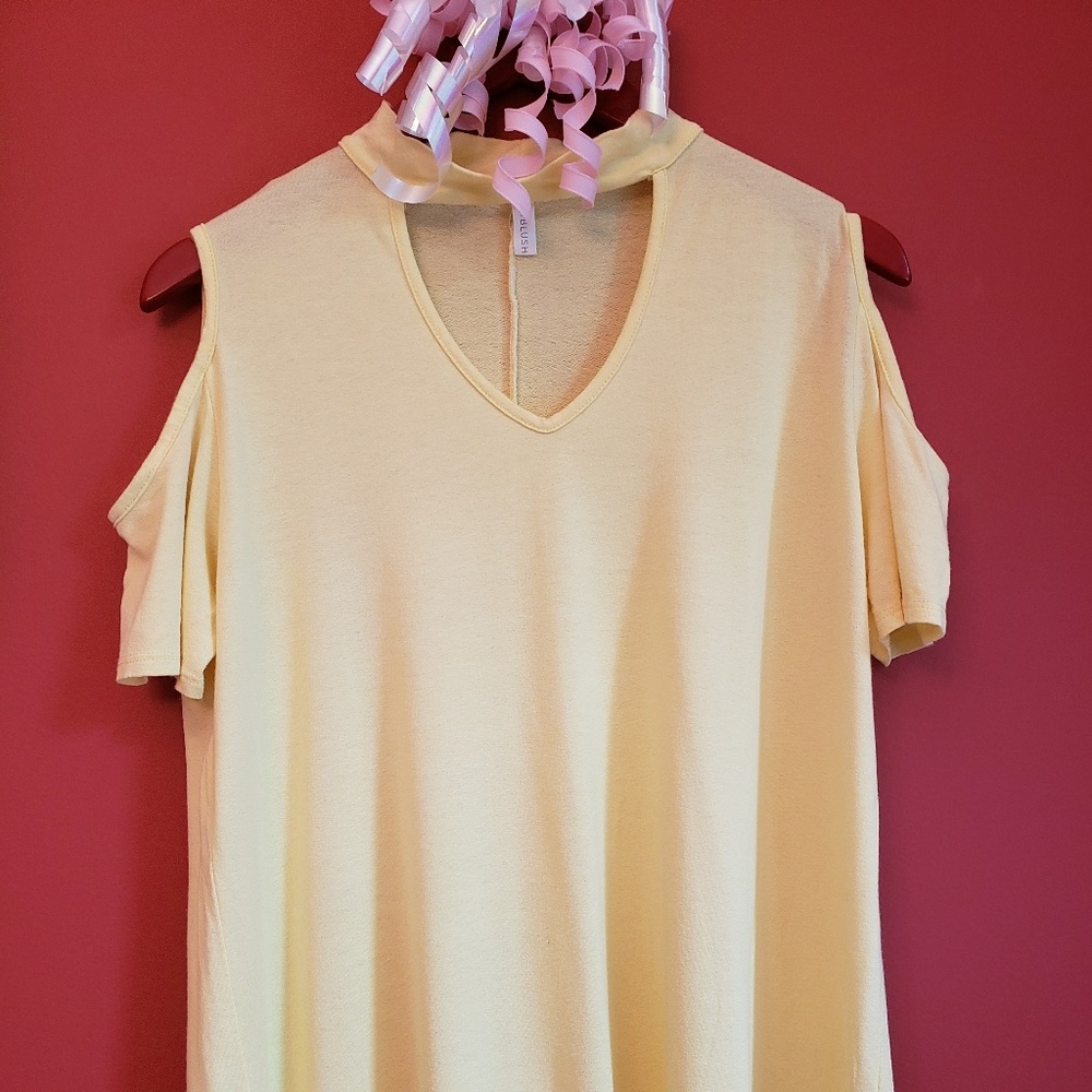 💞Pinkblush Maternity Cold Shoulder Top💞